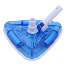 Triangle Pool Vacuum Head with Swivel, Weighted Base, 11 Inch Wide Cleaner for Inground and Vinyl Pools