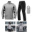 Motorcycle Rain Suit Waterproof Breathable Work Rain-Gray M 3