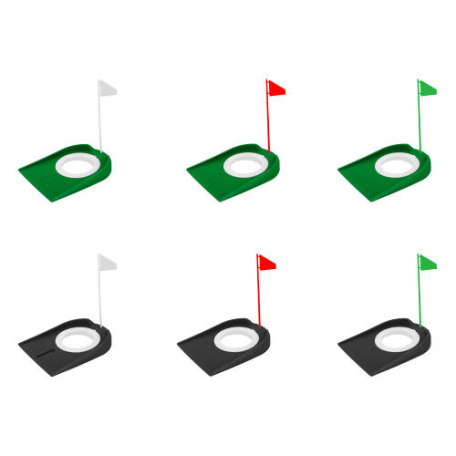 Precisions Putting Trainer with Magnetic-black green flag 1