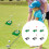 Tapis de golf réaliste avec retour-drapeau rouge vert 3