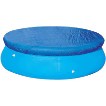 15 Foot Round Above Ground Pool Cover for Easy Set Pools, Durable Debris Protection, AllSeason Use