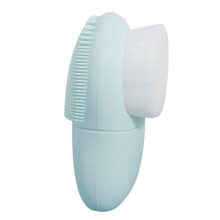 Brosse Nettoyante Double Face en Silicone pour le Visage Nettoyant en Profondeur les Pores de la Peau Dissolvant des Points Noirs Du Visage Exfoliant