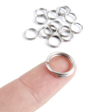 Stainless Steel Split Ring Snap Ring Fishing Fishing Split Ring Fishing Circle Heavy Split Ring Chain-Turning Tackle