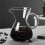 2X Glass Coffee Pot with Filter High Temperature Resistant Espresso Pots Graduated Scale Coffee Server 400ml 2