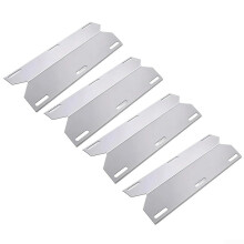 4 Pack Stainless Steel BBQ Heat Plates Flame Tamers for Nexgrill 7200061 Even Heat Distribution
