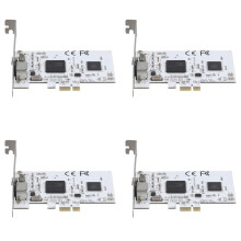 4X PCIE-Erweiterungskarte PCIE Zur AV-Überwachung HD 640X480 Auflösung Videoaufnahmekarte Bildaufnahmekarte
