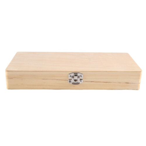 3X Wooden Slide Storage Box, Holds 50 Slides, Microscope Slide Box 2
