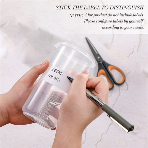 Touch  Paint Container Touchup Cups Paint Storage Cups with Lids Paint Storage Containers Airtight Paint Container 8Pc