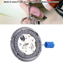 2X NH35 NH35A Mechanical Watch Movement High Accuracy Date At 3 Datewheel 24 Jewels Automatic Self-Winding Black
