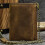 Men's Leather Tri-Fold Vintage Biker Wallet with Snap 7