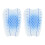 Soft Texture Leg Pads Ensuring Dry Feet and-gradient blue os 2