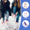 Innovative Washable Ski Shin Guards Soft-gradient blue os 5