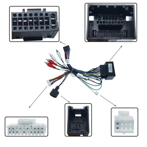 Android Audio Wiring Cable Harness 16Pin CANBUS 1