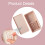 Cornstarch Container AntiStick Clay Tool with Easy Tap Dispensing Apricot Compact Storage Box 3