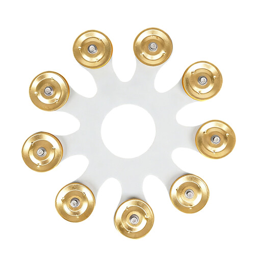Einzigartiges Icy Pattern Brasses Cymbal Ring Drum Cymbal Bell