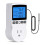 Plug-in Thermostat Temperature Controller Socket Heating Cooling Control Timer 1800W 110V 15A Backlit Display US Plug 1