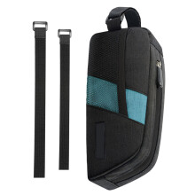 Light Weight Cycling Bag Bike Frame Front Tube Bag-black blue
