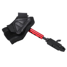 Adjustable Fiberglass Compound Bow Release Wrist Strap 360 Black