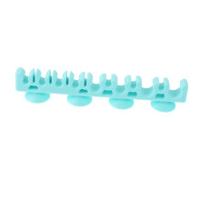 Silicone Makeup Brush Holder Organizer and Drying Rack Stand, Upright Storage, Space Saving Green