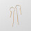 925 Silver Chain Piercing Drop Earring Long Chains Thread Pin Jewelry Silver-Color 7