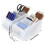 Desk Manager Pen Storage Rack Multi-Compartment Pen Holder Storage Box Stationery Solid Color Translucent for Office 6