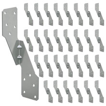 50 St Strong Tie H2.5A, HOT-DIP Galvaniserat Stål Heavy Duty Hurricane Tie, Hurricane Straps Takstolar/Balkar