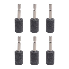 8 Pcs Cylinder Grinding Stone - 1/4inch Hex Shank Abrasive Stone Mounted Grinding Point for Rotary Tool Drill (20mm)