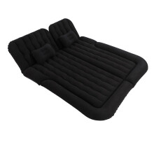 Car Air Mattress for Jeep Freeman 20082009, Inflatable Back Seat Bed with Flocking Surface, 2 Pillows, Foldable PVC Camping Pad, Black