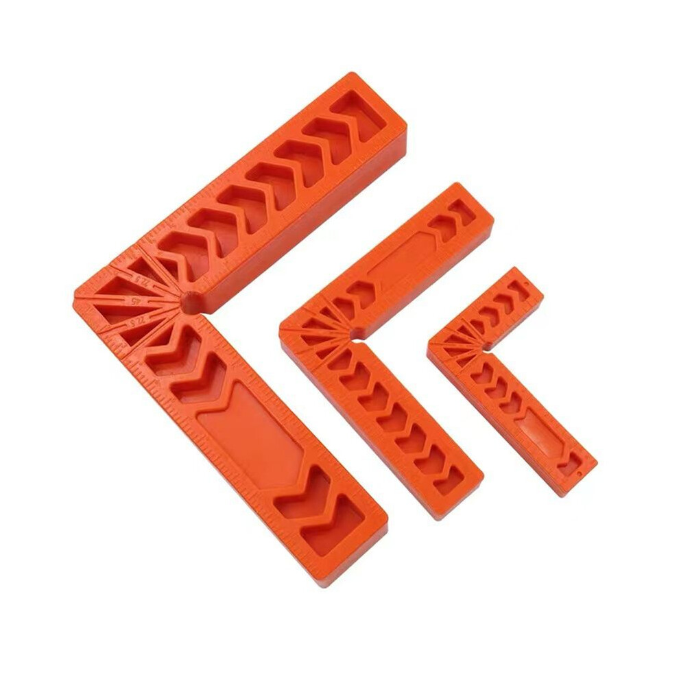 3Pcs Right-Angle Positioning Ruler 90 Degree Angle Ruler Carpenter's Marking Auxiliary Tool L-Type Fixed Tool Locator 6033325050720