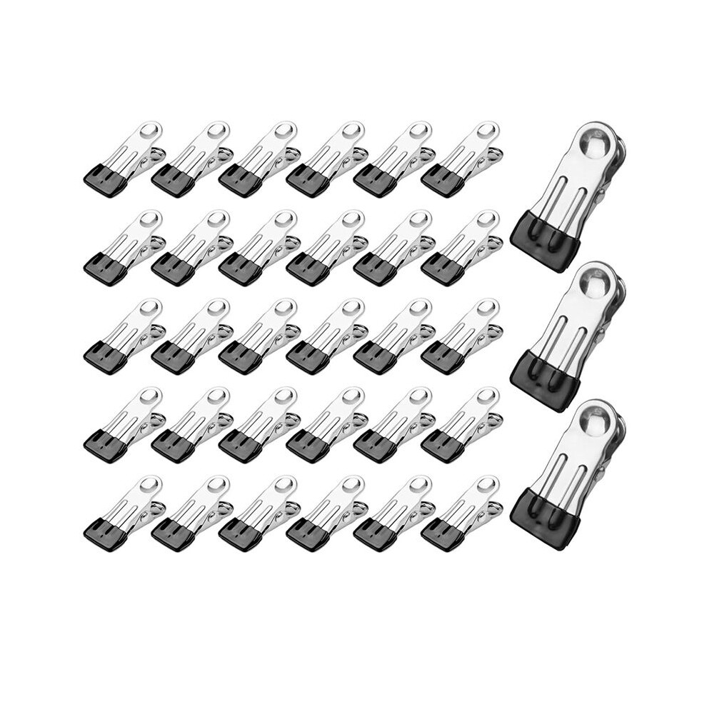 60Pcs Pool Cover Clips For Steel Wall Pools, Stainless Steel Pool Cover Clamps, Clothespin Hanger Clothes Hook 4713220811580