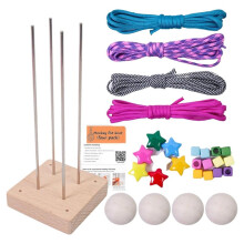 Kit de Nudos de Puño de Mono DIY: Cuerda de Paracord Resistente, Kit para Hacer Nudos Artesanales, Kit de Cordón Hecho A Mano