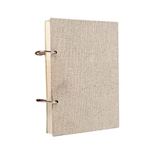 Retro Spiral Sketchbook Linne Inbunden 120 Sidor 160GSM Tjock PåFyllningsbar LöSblad Sketchbook Inbunden(32K)