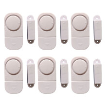 6Sets/Pack Wireless Anti Theft Apartment Burglar Alert Door Alarm Window for Home Security DIY Magnetic Sensor