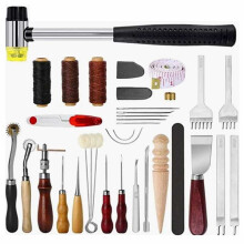 1 Set Hammer Lederset, Lederwerkzeuge, Handgefertigte Lederwerkzeuge, Leder-DIY-Werkzeugset, Werkzeuge für Handgefertigte Ledertaschen
