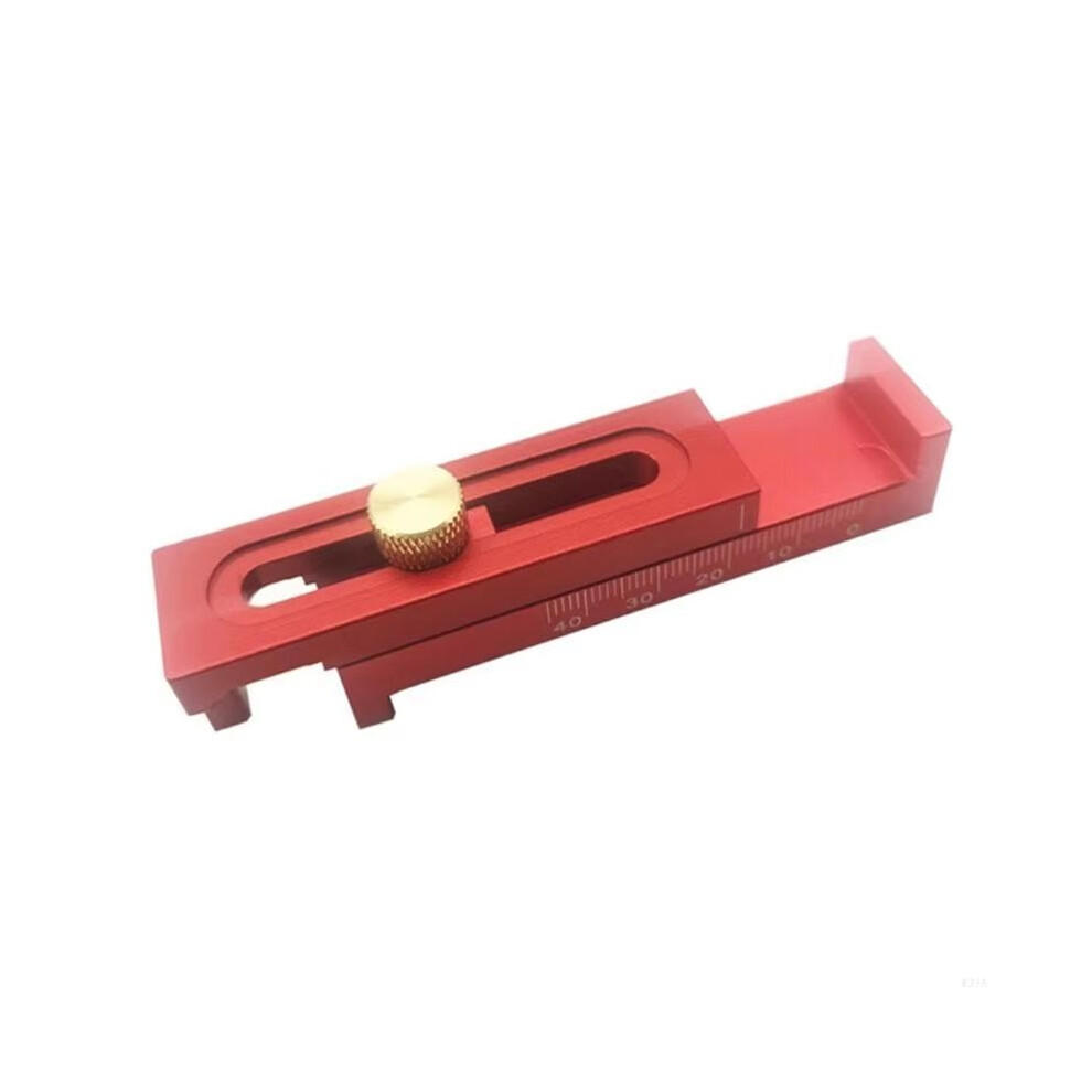 Woodworking Table Saw Gaps Gauge Movable Measuring Block Sawtooth Ruler 5-40Mm Mortise And Tenon Tool 4713332084797