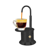 Single Cup Coffee Maker Aluminum Drip Brewer Natural Coffee Taste for Travel Camping Home Use