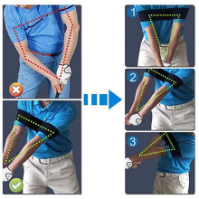 Hand Movement Correction Belt Swing Elastic Band Arm Posture Corrector Corrector