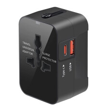 Universal Travel Adapter EU US UK AU AC Power Charger Adapter Plug Adapter Connector with USB TypeC Port