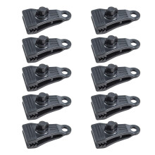 10Pcs Heavy Duty Tarp Clips with Secure Lock Grip for Camping Tents and Tarpaulin Covers