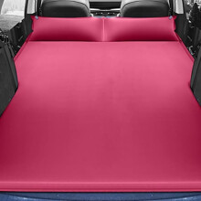 Car Air Mattress for Tesla Model 3 S X Y, Pink Inflatable Bed with Soft Flocking Surface and Fast Inflation