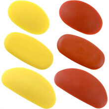 6Pack Rubber Pottery Clay Ribs Soft Pottery Rib Sculpt Tools Set Cutter Scraper Crafts Shaping Tool for Smooth Finishing