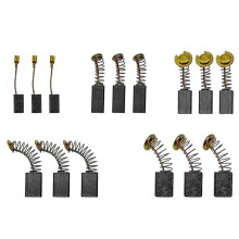 Conjunto de 50 Escovas de Carvão para Motor, Peças de Reposição para Máquinas de Corte e Polimento com Martelo Elétrico.