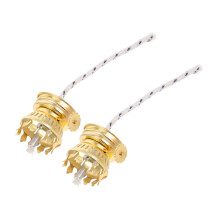 2Pcs Kerosene Oil Lamp Burner with Wicks, Vintage Replacement Parts for Easy Wick Change and Stable Flame