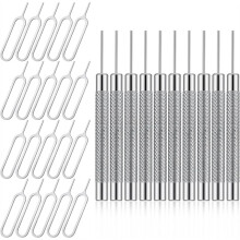 30 Outils D'Extraction Carte SIM - Outils D'Éjection Carte SIM - Outils D'Extraction Carte SIM pour Téléphone Portable - Sans Bavures - Compatible