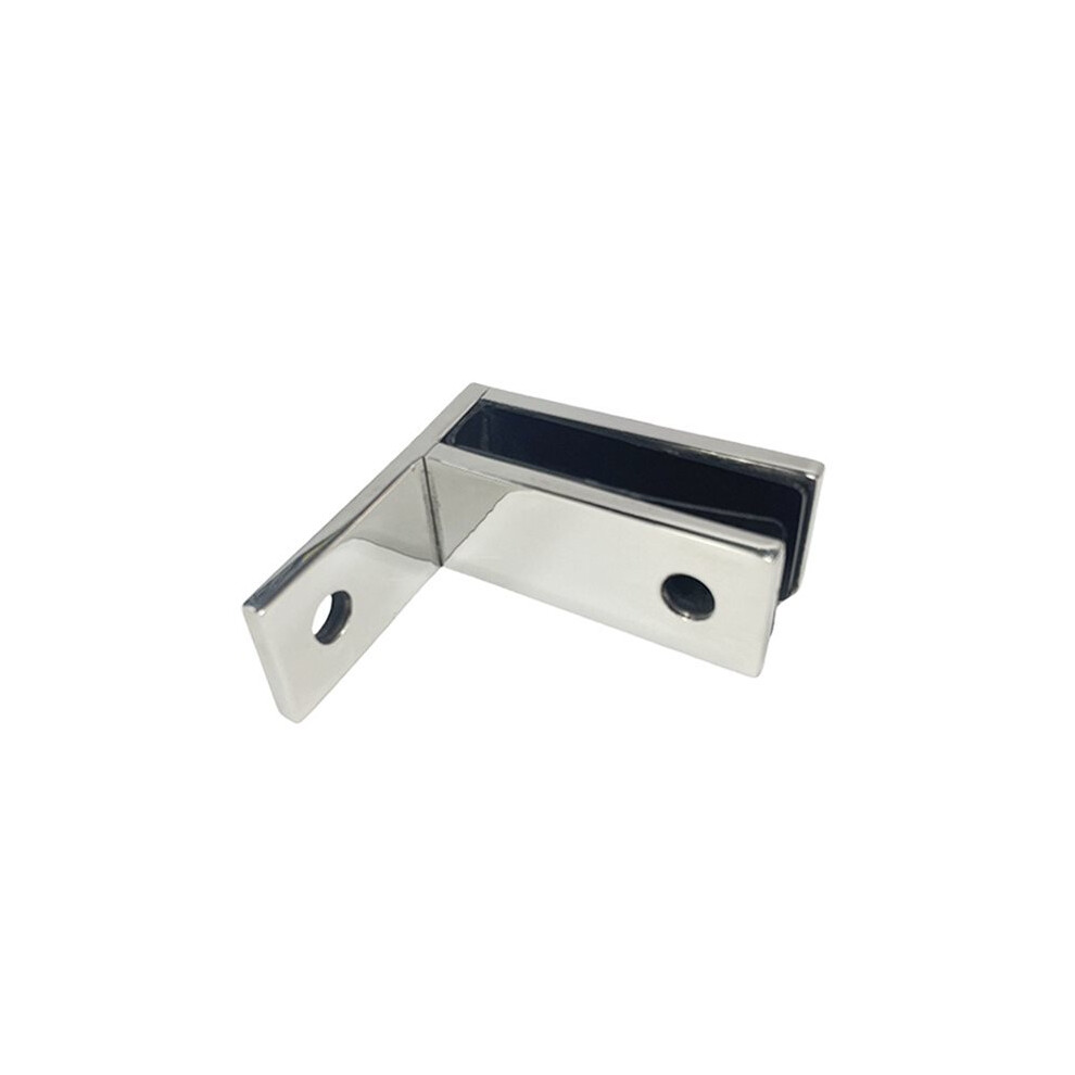 Thickened Cast 304 Stainless Steel Shower Room Bathroom Partition Glass Fixing Clip Fixed Corner Code 90 Degree Wall 4713713393463