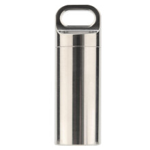 Waterproof Pill Holder with Secure Seal Metal Case for Outdoor Camping and Travel Storage