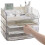 Organiseur de Documents A4, Porte-Revues Empilable avec Base Stable 1