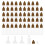 50Pcs Small Empty Squeeze Dropper Bottles Plastic Thin Tip Dropper Bottles 15ML Portable Squeezable Liquid Dropper Brown 2