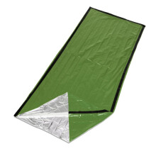 Emergency Sleeping Bag with Heat Retention Technology, Lightweight Thermal Survival Blanket for Camping, Green