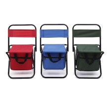 Camping Folding Chair with Backrest and Storage Bag, Lightweight Heavy‑Duty Outdoor Portable Fishing Stool, 2 Pack